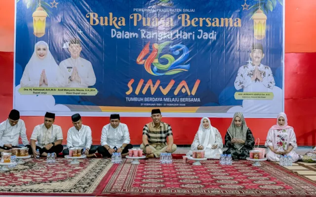 Momentum HJS ke-462, Pemkab Sinjai Gelar Buka Puasa Bersama dan Penyerahan Santunan di Rumah Jabatan Bupati