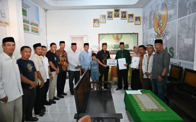 Wujud Kepedulian Sosial, Disdik Sinjai Salurkan Zakat dan Infak Rp84,7 Juta ke Baznas