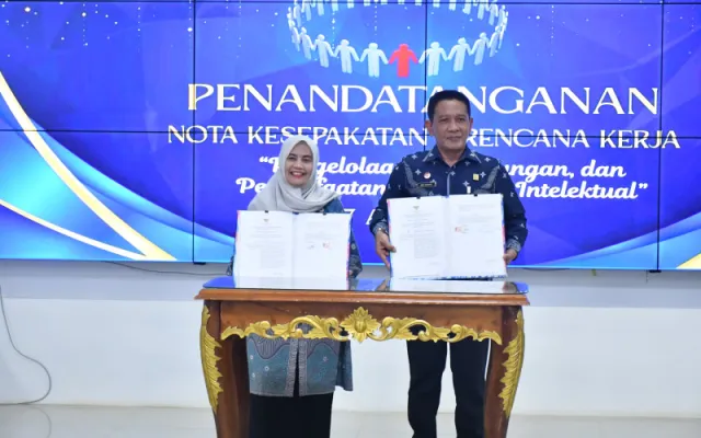 Sinergi Lindungi Warisan Budaya, Bupati Sinjai dan Kakanwil Kemenkum Sulsel Teken Kerja Sama Kekayaan Intelektual