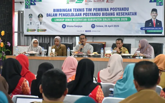 Dibuka Sekda, Dinkes Gelar Bimtek Pengelolaan Posyandu, Perluas Jangkauan ILP 
