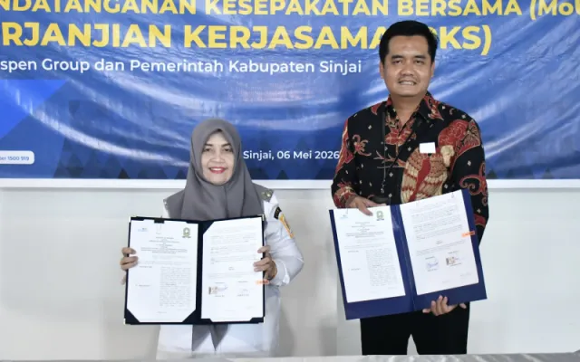 Pemkab Sinjai dan Taspen Teken Kerja Sama, Bupati Ratnawati Fokus Tingkatkan Jaminan Sosial ASN