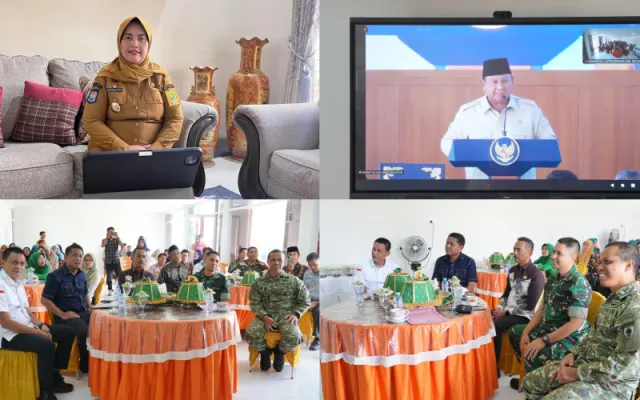 Bupati dan Sekda Sinjai Ikuti Peresmian 1.061 Koperasi Merah Putih Secara Nasional