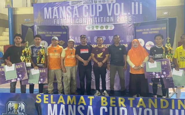 Kadispora Sinjai Resmi Tutup Turnamen MANSA Futsal Cup III se-Sulselbar 2026
