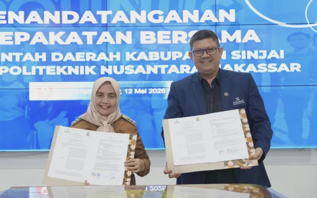 Bupati Ratnawati Teken MoU Pengembangan SDM dan Teknologi Bersama Polinus Makassar
