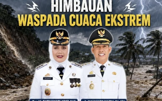 BMKG Keluarkan Peringatan Dini, Bupati Sinjai Minta Warga Tingkatkan Kewaspadaan