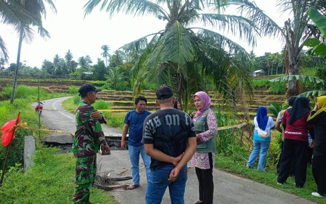 BPBD Sinjai Lakukan Assessment Pasca Jembatan Amblas di Bulupoddo