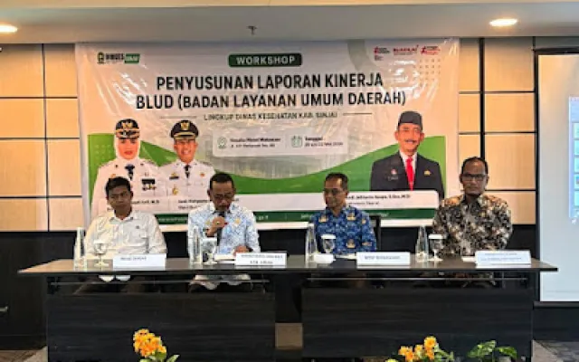 Sekda Sinjai Buka Workshop Penyusunan Laporan Kinerja BLUD Kesehatan