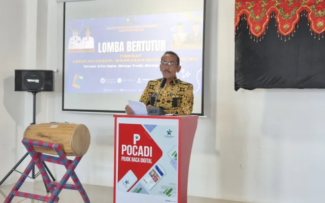 Sekda Sinjai Buka Lomba Bertutur Tingkat SD/MI, Dorong Pelestarian Cerita Rakyat untuk Generasi Emas 2045