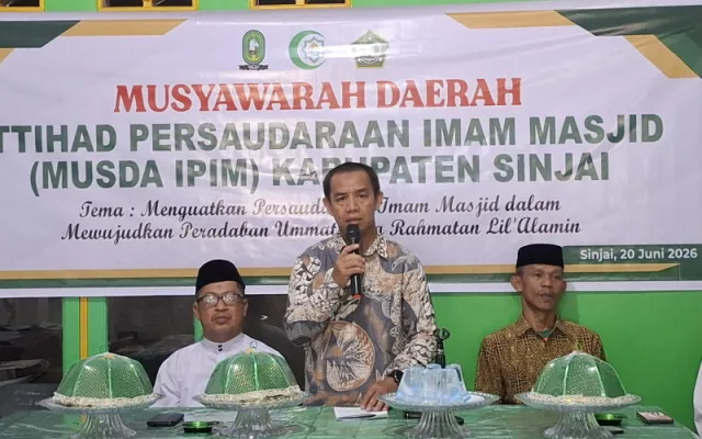 Mewakili Bupati, Asisten III Setdakab Sinjai Buka Musda IPIM Sinjai 2026