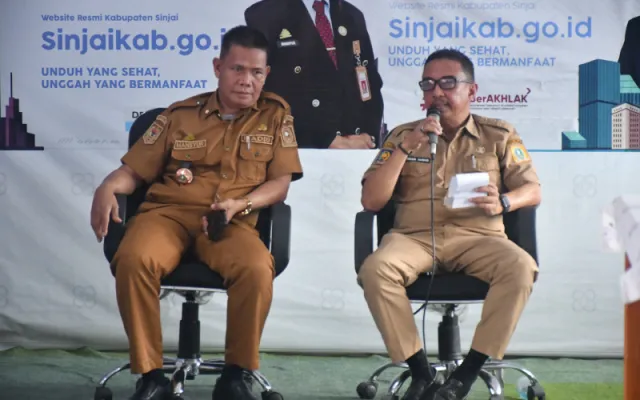 Pasca Rotasi Pejabat, Diskominfo Sinjai Gelar Pisah Sambut Kadis
