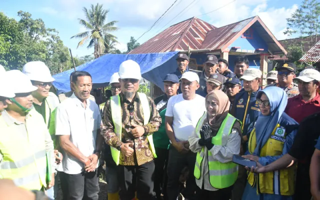 Bupati Ratnawati Dampingi Gubernur Sulsel Ground Breaking Rehabilitasi Tiga Titik Irigasi di Sinjai