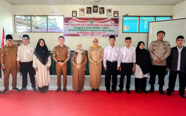 Pelantikan BPD PAW di Sinjai Selatan, Bupati Ratnawati Ingatkan Pentingnya Kolaborasi Desa