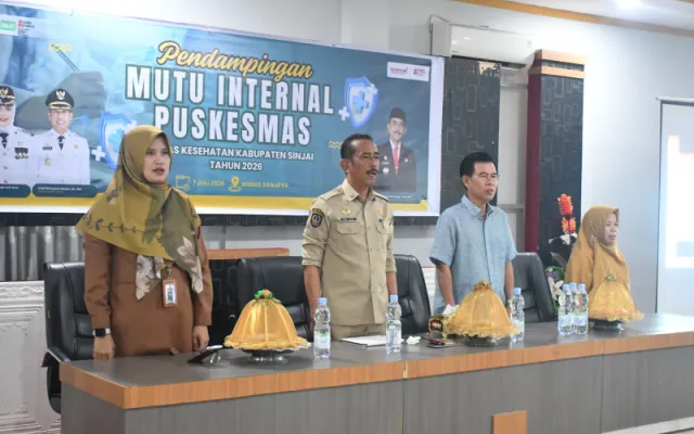 Pembukaan Pendampingan Mutu Internal Puskesmas, Sekda Sinjai Tekankan Peningkatan Kualitas Layanan Mutu Kesehatan 