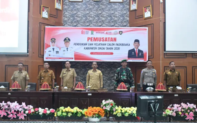 Sekda Sinjai Buka Pemusatan Capaskibraka 2026, Tekankan Disiplin dan Jiwa Kepemimpinan