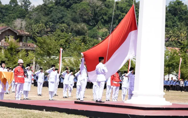Upacara Peringatan HUT ke-81 RI di Sinjai Sukses, Bupati Tegaskan Komitmen Lanjutkan Pembangunan