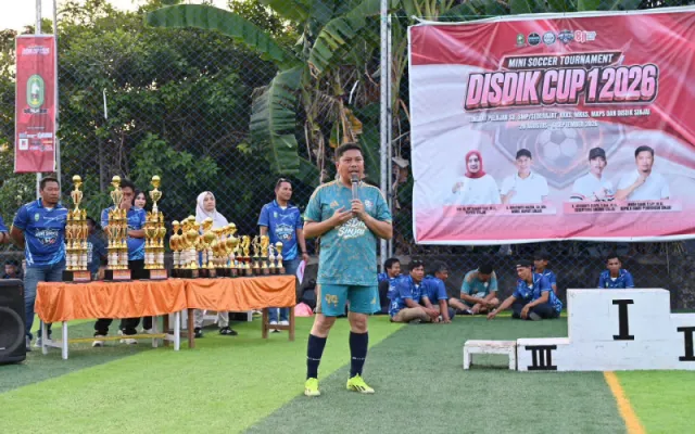 Turnamen Mini Soccer Disdik Cup I Tuntas, Irwan Suaib Pastikan Kompetisi Terus Berlanjut