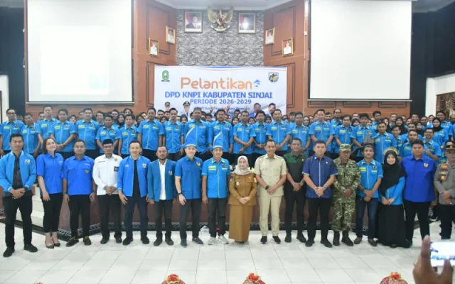 Bupati dan Wabup Sinjai Hadiri Pelantikan DPD KNPI Periode 2026-2029