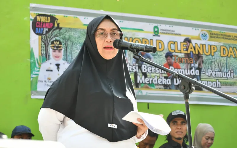 World Cleanup Day 2026, Bupati Sinjai Ajak Peduli Sampah dan Jaga Drainase