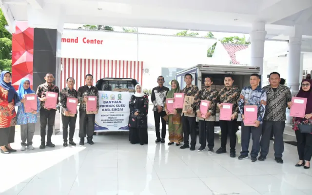 Bupati Sinjai Terima Bantuan 409 Dos Susu dari KemenPPPA untuk Dukung Pemenuhan Gizi Anak