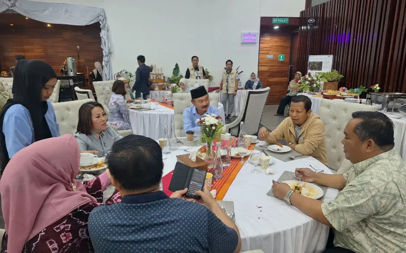 Kadiskopnaker Sinjai Hadiri Gala Dinner Harkopnas ke-79 di Sorowako