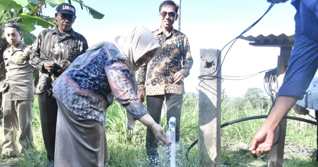 Bupati Ratnawati Hadiri Syukuran Pembangunan Sumur Bor dan Gudang Pakan Ternak di Bulupoddo