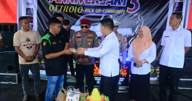 Wakili Bupati, A. Mandasini Hadiri Anniversary ke-3 Otti Lolo Pick Up Community, Titip Pesan Jadi Pelopor Keselamatan