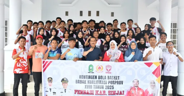 32 Atlet Basket Sinjai Resmi Dilepas Ikuti Pra Porprov di Makassar