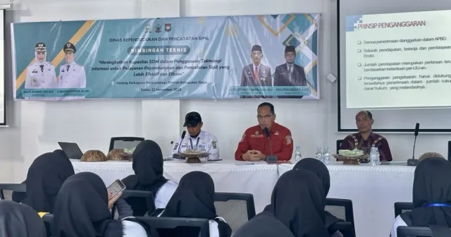 Disdukcapil Sinjai Genjot Tranformasi Digital Lewat Bimtek SDM Adminduk 