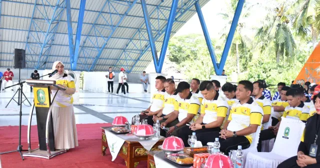 Dibuka Bupati Ratnawati Arif, Kejuaraan Tarkam Kemenpora 2025 Bergulir Meriah di Sinjai