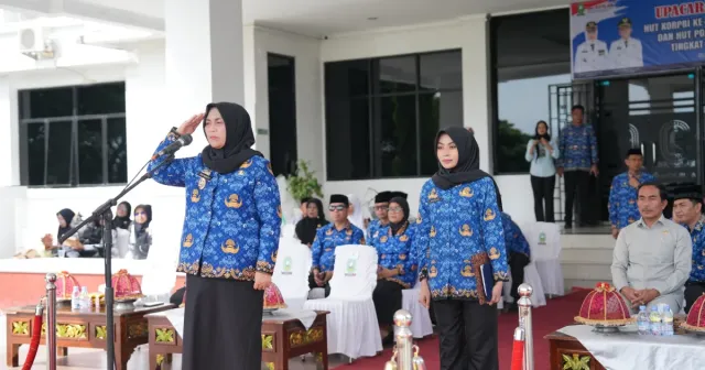 Pemkab Sinjai Gelar Upacara Gabungan Tiga Hari Penting, Dorong Sinergi KORPRI dan PGRI