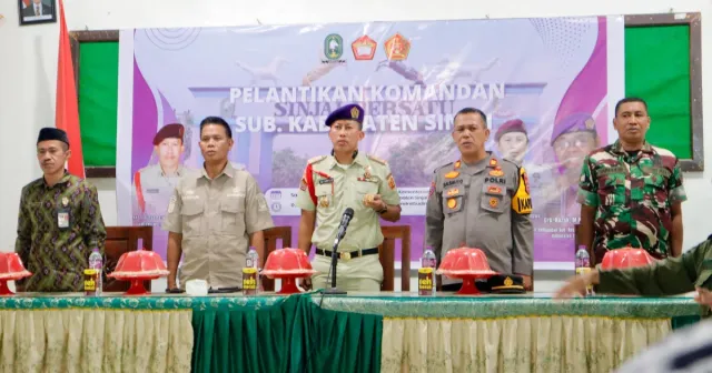 Komandan Menwa Sub Kabupaten Sinjai Periode 2025-2027 Resmi Dilantik, Bupati Sinjai Titip Pesan