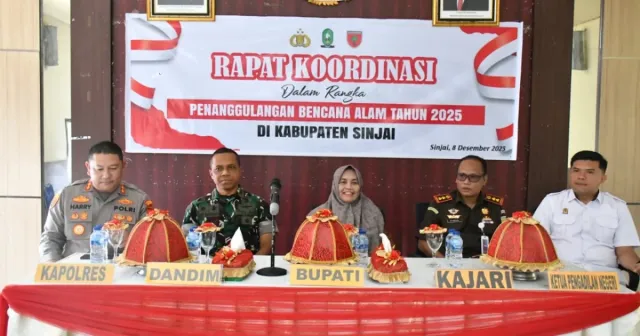 Hadiri Rakor Bencana di Polres, Bupati Sinjai Tekankan Sinergi Lintas Sektor