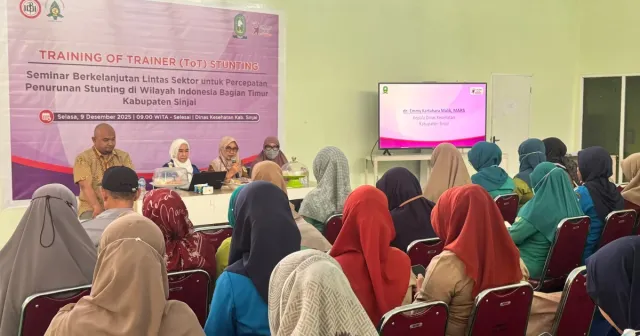Upaya Perangi Stunting di Sinjai Kian Diperkuat, ToT Lintas Sektor Digelar untuk Mantapkan Aksi di Lapangan