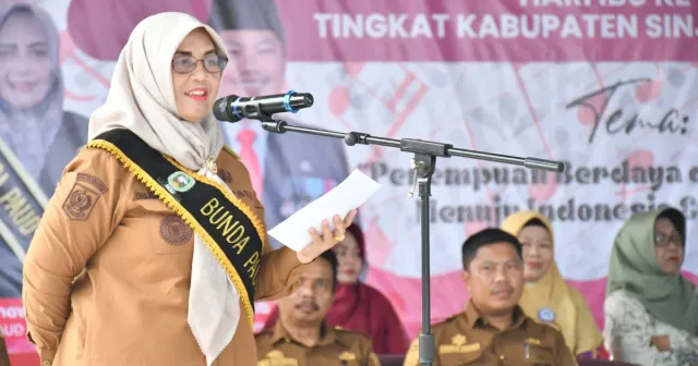 Peringati Hari Ibu ke-97, Bunda PAUD Sinjai Buka Resmi Lomba Paduan Suara Mars PAUD IGTKI-HIMPAUDI