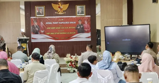 Bupati dan Wakil Bupati Sinjai Hadiri Kenal Pamit Kapolres Sinjai