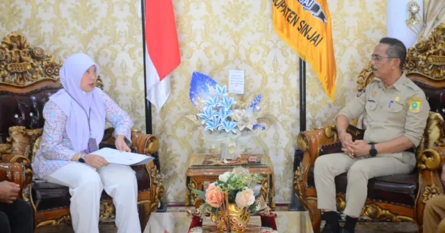 Sekda Sinjai Terima Kunjungan Tim Auditor BPK Sulsel di Rumah Jabatan Bupati