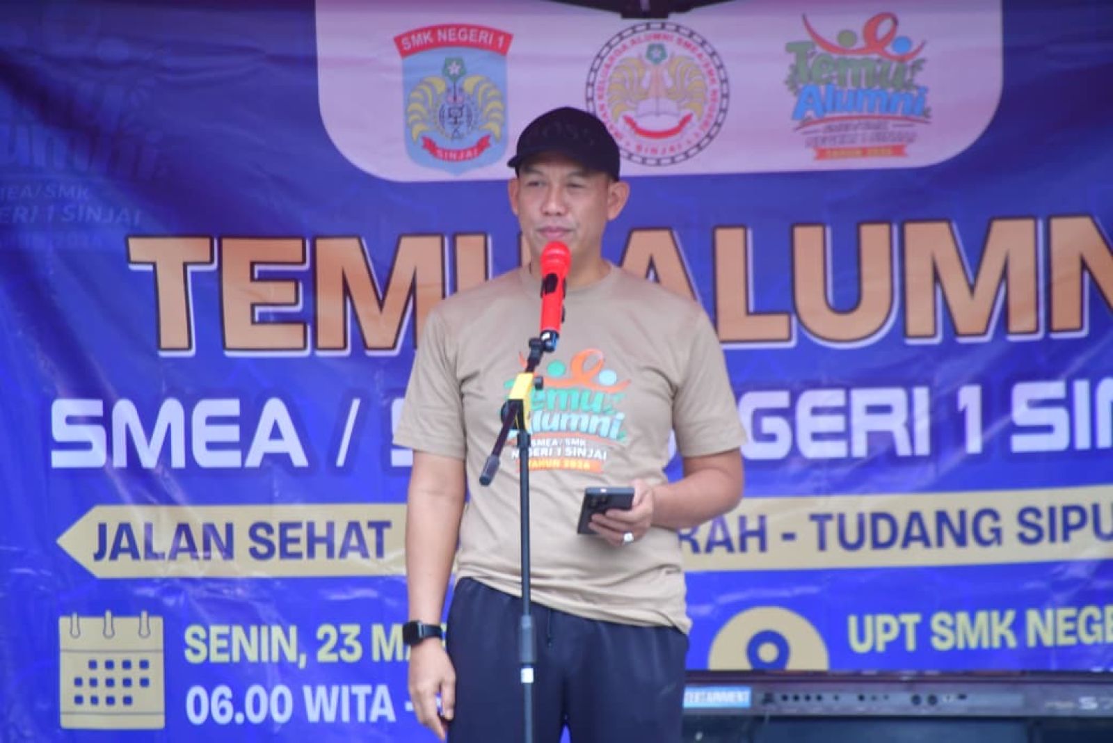 Hadiri Temu Alumni SMK Negeri 1, Wabup Sinjai Ajak Seluruh Lintas Angkatan Bersinergi Membangun Daerah