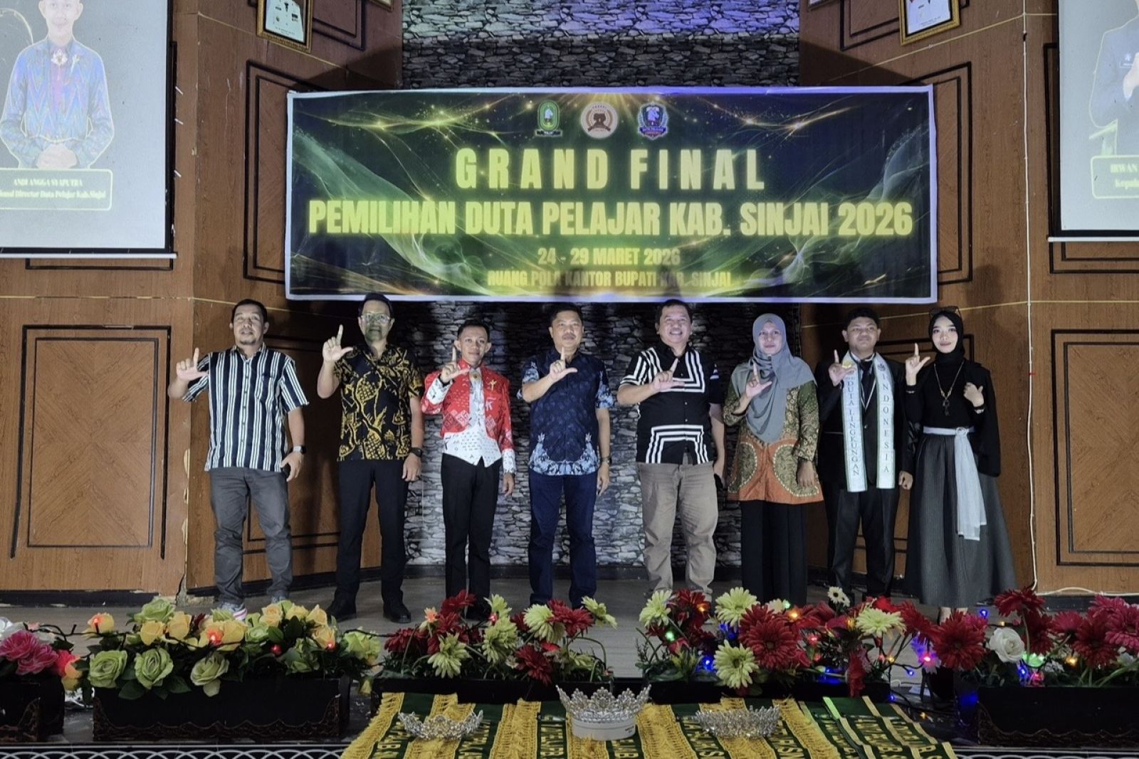 Wakili Bupati, Kadisdik Hadiri Grand Final Pemilihan Duta Pelajar Kabupaten Sinjai 2026