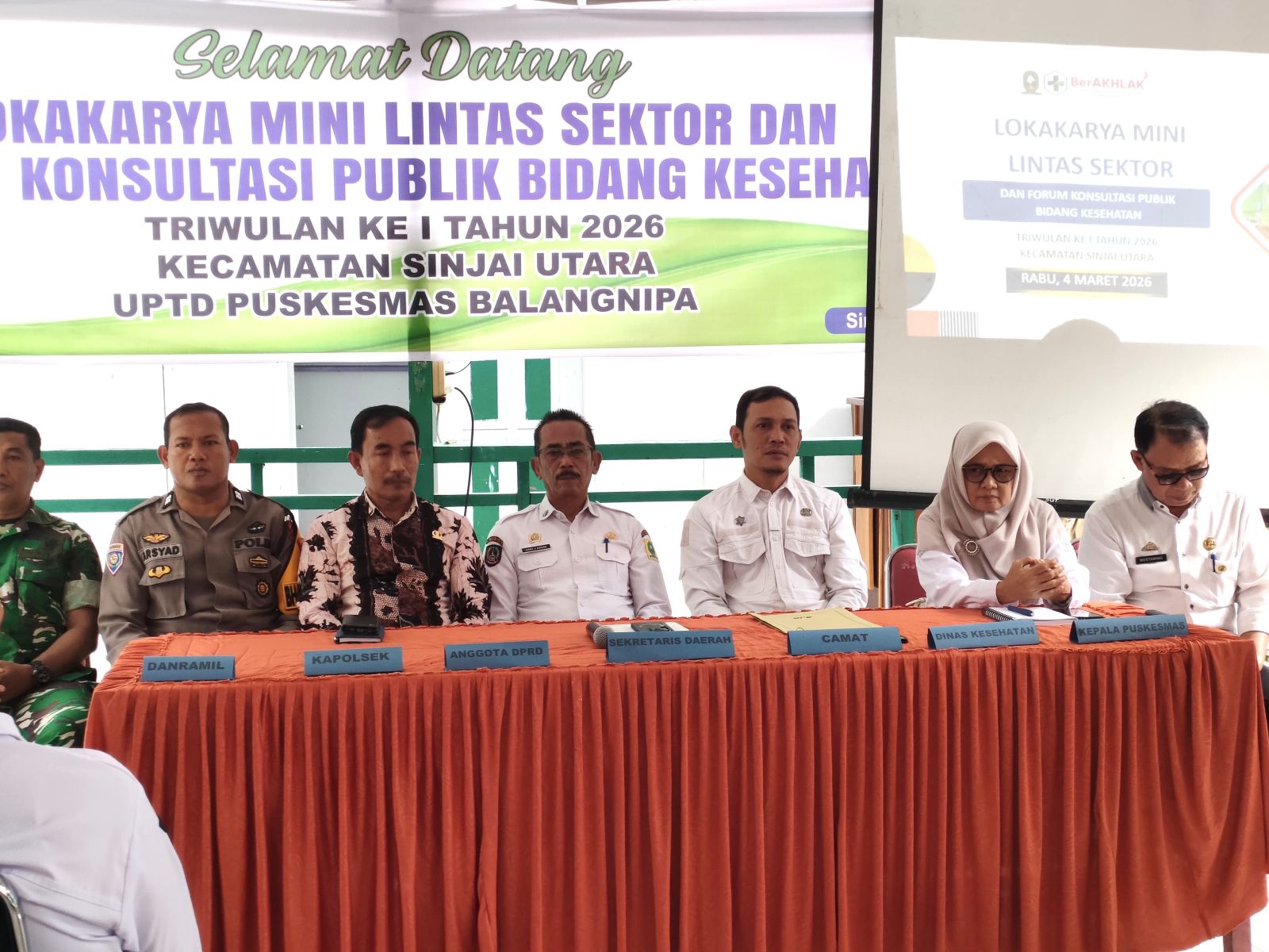 Sekda Sinjai Buka Lokakarya Lintas Sektor Bidang Kesehatan, Dorong Sinjai Utara Jadi Percontohan