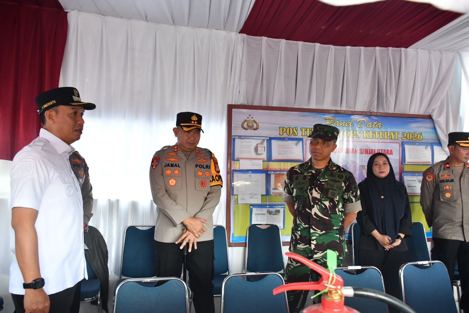 Wabup Sinjai Tinjau Pos Pengamanan Operasi Ketupat 2026, Pastikan Kesiapan Arus Mudik Lebaran