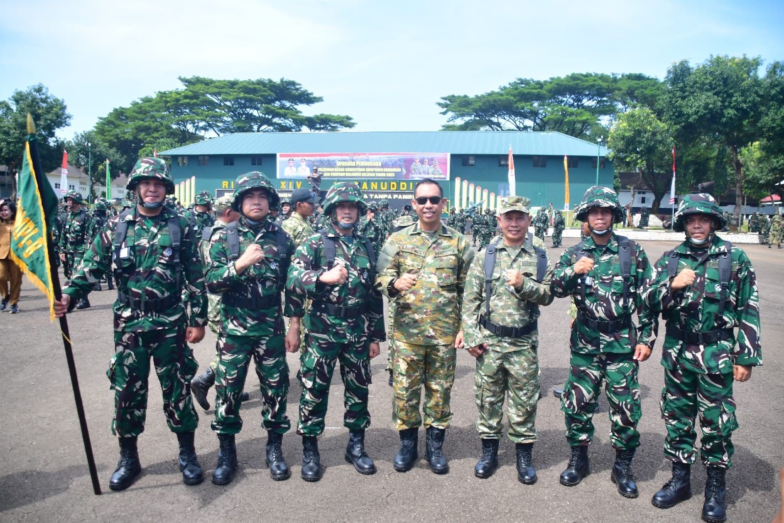 Wabup Sinjai Hadiri Pembukaan Latsarmil Komcad ASN dan Kepala Desa di Rindam XIV/Hasanuddin