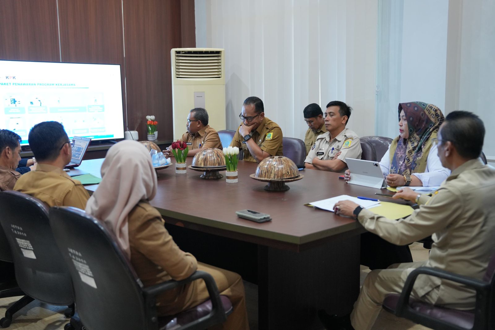 Sekda Sinjai Terima Audiensi ATR/BPN, Bahas Percepatan Program Strategis Pertanahan