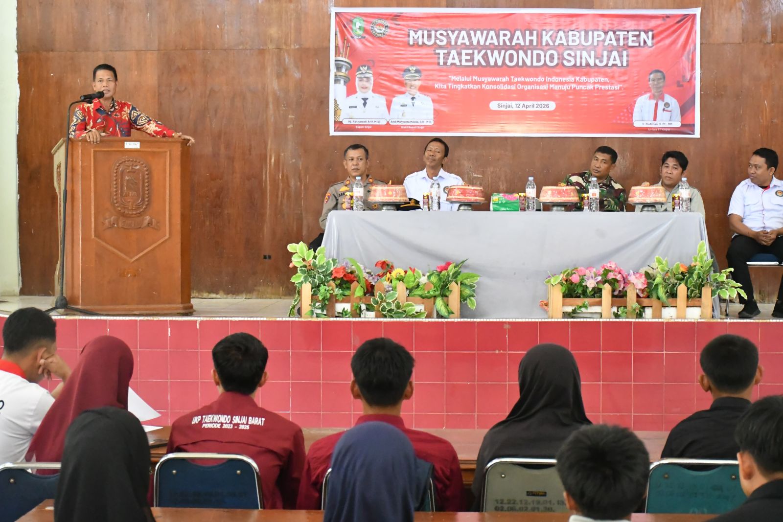 Wakili Bupati, Kepala Diskominfo Buka Muskab Taekwondo, Harap Kepengurusan Baru Semakin Solid