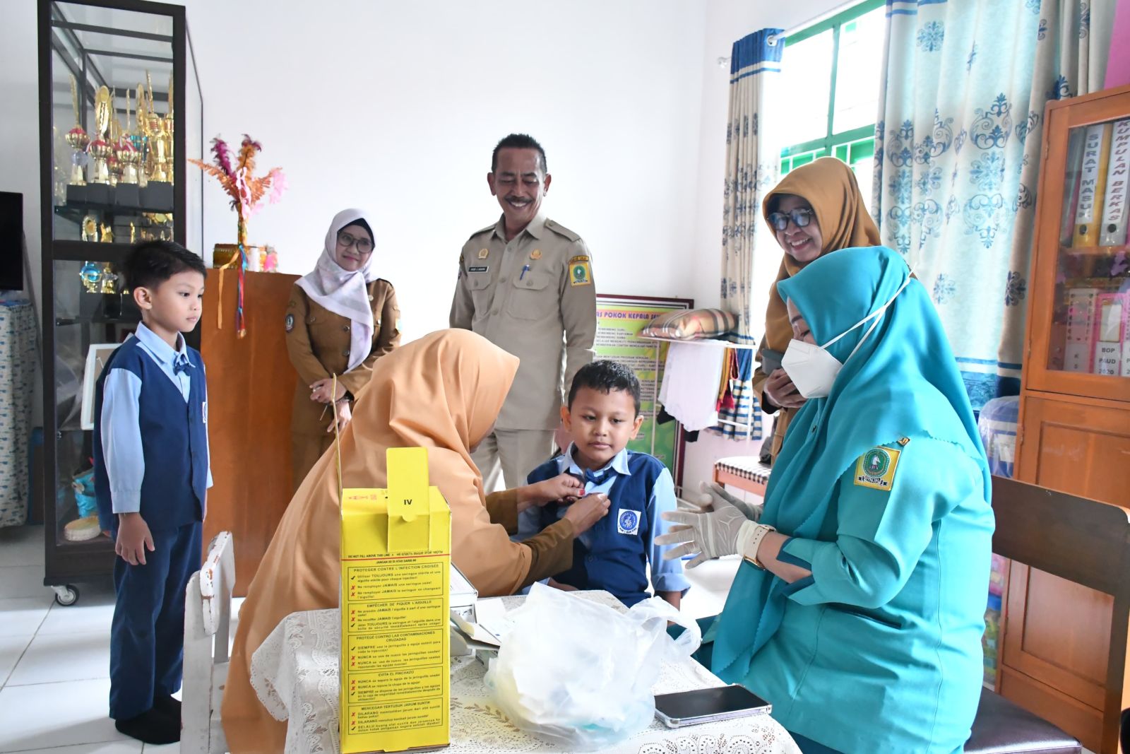 Pantau Langsung di Lapangan, Sekda Pastikan ORI Campak Berjalan Maksimal
