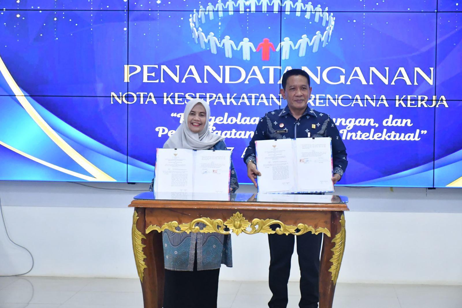 Sinergi Lindungi Warisan Budaya, Bupati Sinjai dan Kakanwil Kemenkum Sulsel Teken Kerja Sama Kekayaan Intelektual