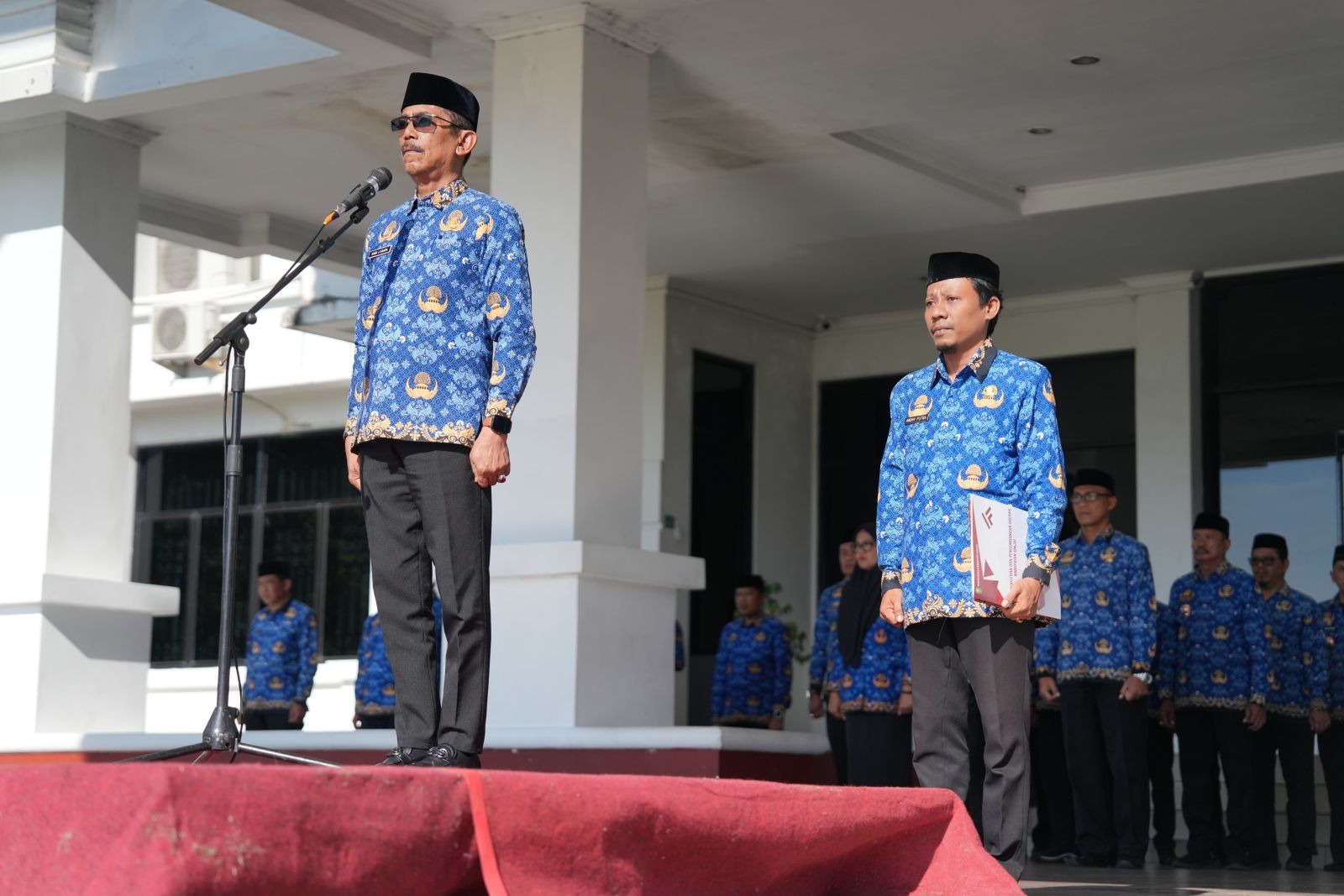 Pimpin Upacara HKN, Sekda Ajak Perkuat Inovasi dan Tuntaskan KLB Campak