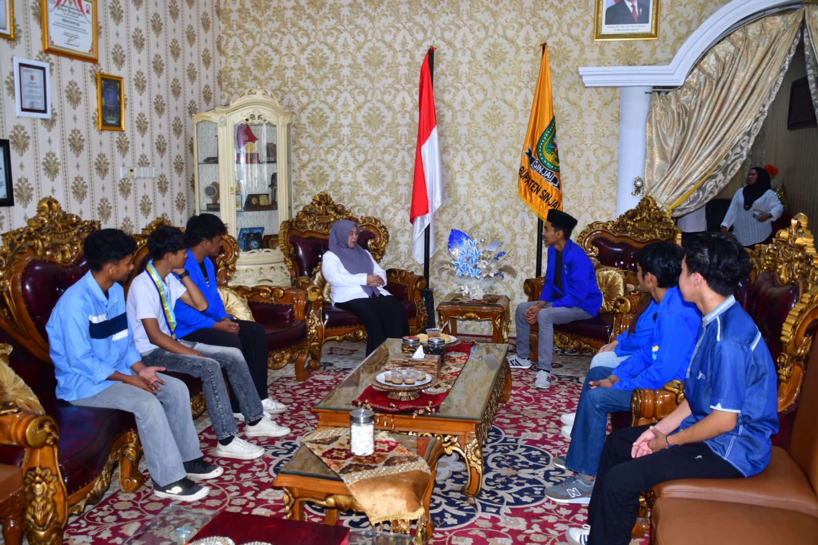 Bupati Sinjai Terima Audiensi PMII, Dorong Peran Aktif Pemuda dalam Pembangunan