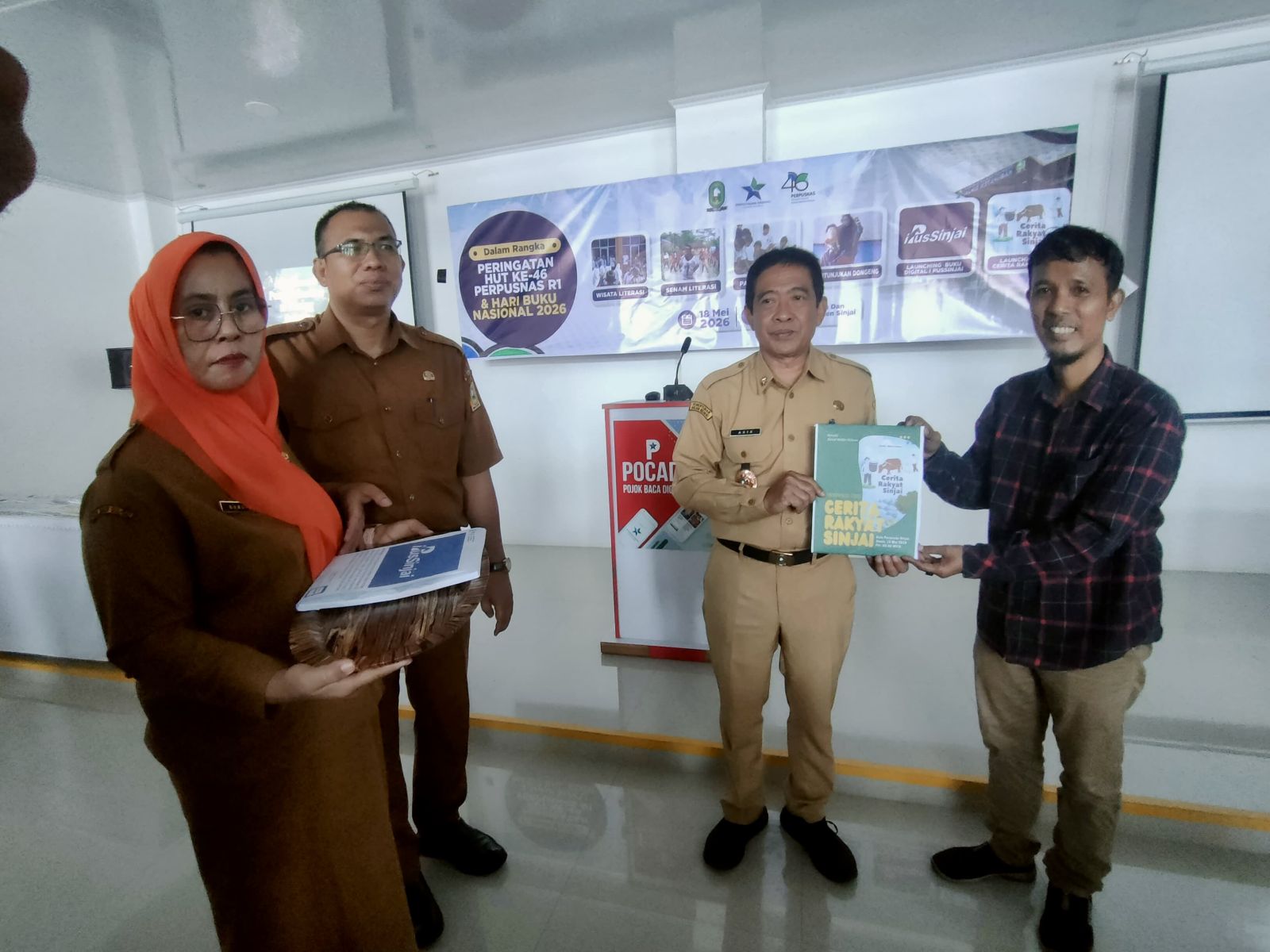 Peringati HUT Perpusnas dan Hari Buku Nasional, Dispusip Sinjai Luncurkan Buku Digital