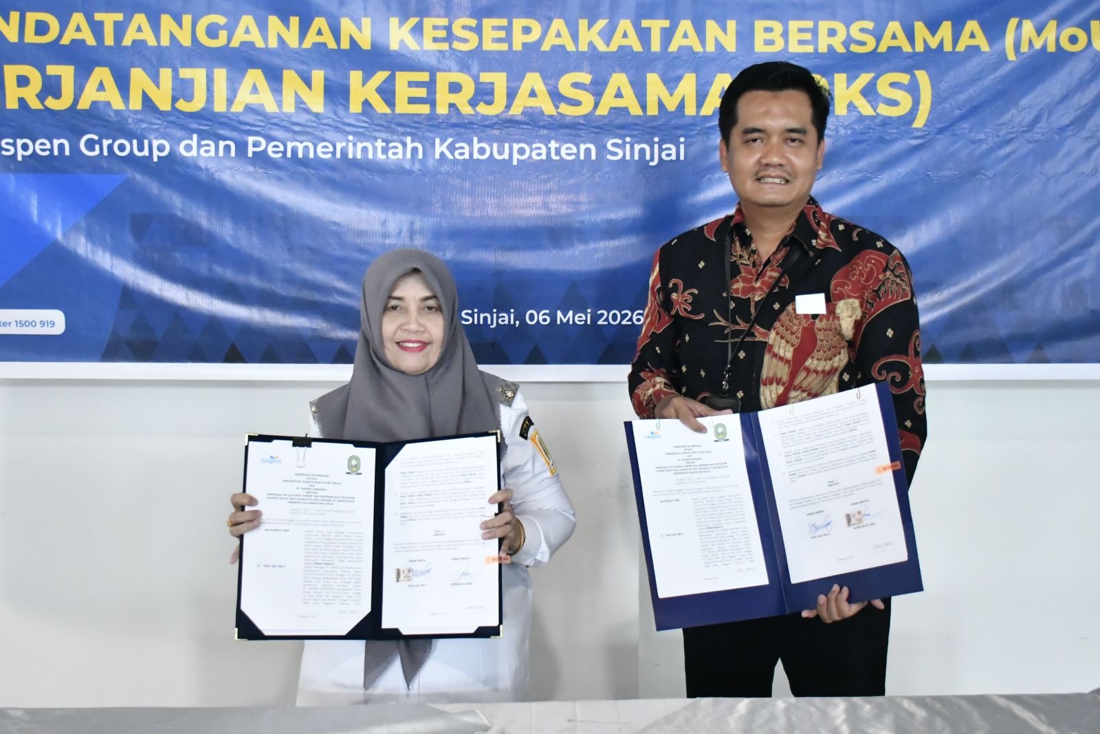 Pemkab Sinjai dan Taspen Teken Kerja Sama, Bupati Ratnawati Fokus Tingkatkan Jaminan Sosial ASN