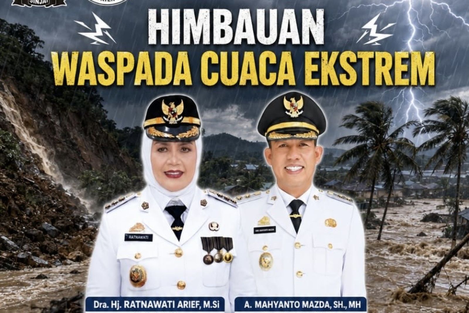 BMKG Keluarkan Peringatan Dini, Bupati Sinjai Minta Warga Tingkatkan Kewaspadaan